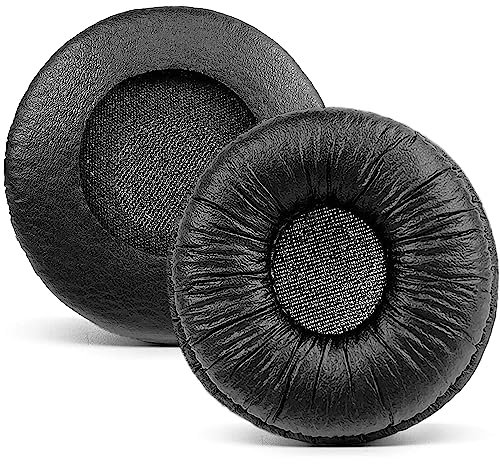 Ear Cushions for Sony Headphone Replacement Headset with Microphone Noise Cancelling, Office Telephone Headset Compatible with Polycom NEC Avaya BT Converse 660NC 600BTNC Headsets 70MM (2 Pack)