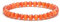 YONGHONGKEJI Edelstein Armband, 6Mm Orange Schwarzes Katzenauge Stein Armband Charm Edelstein Armband Yoga Chakra Perlen Stretch Stein Perlen Armband Glücksschmuck Für Frauen Männer