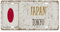 Yelolyio Japan-Kennzeichen für die Vorderseite des Autos, Größe 15,2 x 30,5 cm, rostfrei, Japan, Tokio, Metall-Kennzeichen, japanische Nationalflagge, Aluminium, Neuheit, Nummernschild, Autoanhänger,