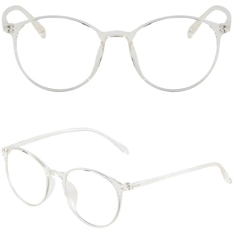 Dig Detox Nomoblooz Blue Light Blocking Glasses Stylish TR90 Frame for Men & Women (Iceberg)