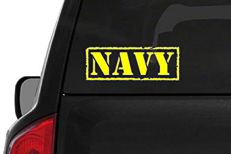 WildeBabsKLBT 15 cm Hochwertiger Autoaufkleber Sticker Aufkleber selbstklebende Folie US Navy USN D648