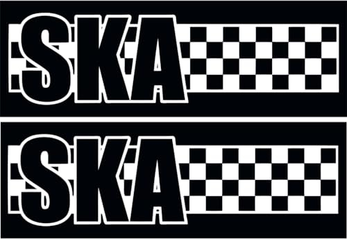 Racker-n-Roll SKA Checkerboard Aufkleber 10er Pack