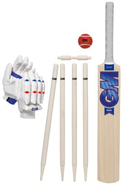 Gunn & Moore Unisex Jugend Mana Cricketschläger & Stumps-Set, 30