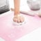 Silicone Baking Mat Non Stick Pastry Rolling Mat with Measurement 40×50cm Food Grade Silicone Dough Rolling Mat, BPA Free (Pink)