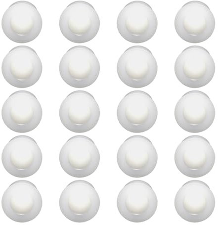 20 Stück Kugellager Transfer Bearing Rollen, 360 Grad Mini Nylon Caster Balls für Getriebe, Möbel, Rollstuhl, Maschine