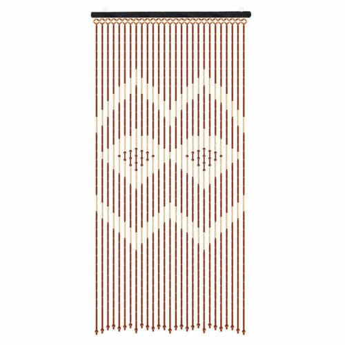 GAOUSD Rideau de perles en bois de bambou - Rideau de porte - Rideau à perles - Décoration - Convient pour fenêtre, salon, balcon, salle de bain, chambre à coucher - 90 x 175 cm