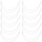 GORGECRAFT 36PCS Stainless Steel Bra Wires Heavy Gauge Sturdy Carbon Steel Bra Underwires Replacements 22cm Metal Bra Supporters Rings for Bra Shaping Wire Women Corset Clothing DIY Sewing Supplies