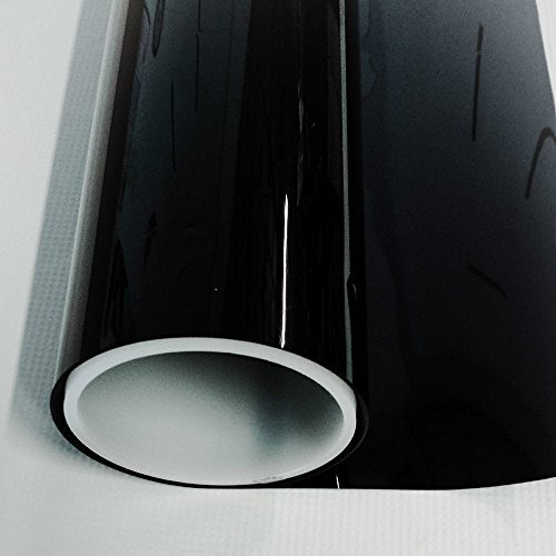 Vinilos para Cristales,Vinilo Adhesivo Cristal 50CM500 CM Oscuro Black Window Tinte Coche Coche Auto Casa Comercial Calor Aislamiento Película Protección Privacidad Película Solar