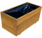 FKL DESIGN Home Deco Jardinière en Bois, Cache-Pot pour Jardin, terrasse, Caisse en Bois imprégné D26 (chêne, 51 x 44 x 23 cm) (Chêne, 60x30x29 cm)