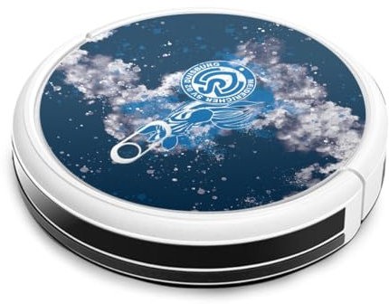 DeinDesign Folie Skin Sticker aus Vinyl-Folie Aufkleber kompatibel mit Ecovacs Deebot 715 MSV Duisburg Offizielles Lizenzprodukt Wasserfarbe