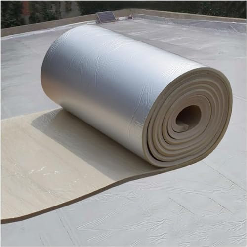 Foglio di alluminio resistente alle alte temperature, isolamento termico in cotone, autoadesivo, ignifugo, protezione solare, pannello isolante per veicoli e campeggio