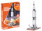 EXPLORA - Saturn V Rakete - 3D Puzzles - 540012-24 Teile - Level 2 - Ohne Kleber oder Schere - Bildung - Bauspiel - Geschenk für Kinder - Modell - Ab 5 Jahren