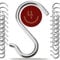 4smile S-Haken Edelstahl – 20er Set – Rostfreie Haken zum Einhängen, Küchenhaken für drinnen und draußen - Funktionale Aufhängehaken, Metallhaken zum Einhängen