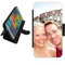 Personalised For Apple iPhone 14 flip cover phone case wallet photo on the front panel. Silicone rubber holder, PU leather back panel, card slots Black