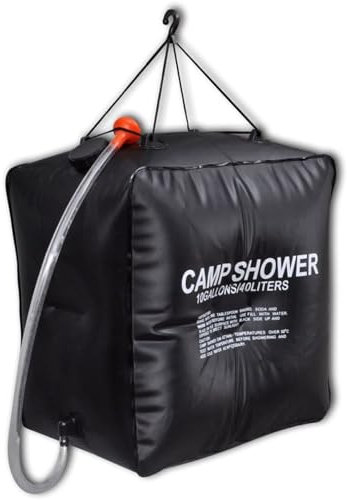 Tidyard Douche Solaire de Camping et Voyage 40 Lpour Exterieur, Jardin