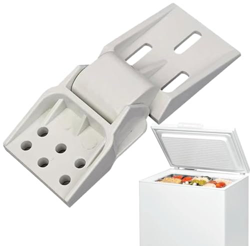 MLqkpwy Bisagra Para Congelador Arcon, 3 Holes Bisagras Para Muebles De Cocina, Bisagras De Puerta Con Tapa De Contrapeso Para Congelador, Duraderos, Fáciles De Instalar, 12,8x5,3x2cm