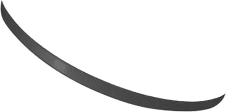 Auto Heckspoiler Für Tesla Für Modell 3 2017 2018 2019 2020 2021 2022 2023 2024 Carbon Faser Muster ABS Auto Hinten Stamm Dach Spoiler Hinten Lip Cap Spoiler Spoiler Flügel(My Carbon Matte)