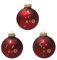 FC Bayern München Christbaumkugel Player 3er Set rot Ø 6 cm Weihnachtskugel FCB