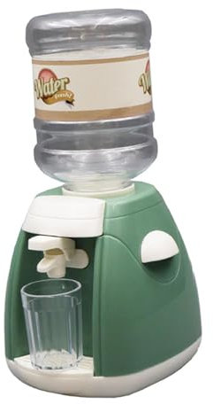 Sharplace Küche Spielzeug Pretend Spielen Rollenspiel Wohnkultur Simulation Mini Wasserspender Wasserspender für Kinder als Geschenk Spielküche, GrÜn