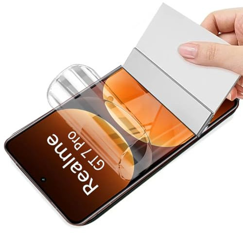 Stejnhge [2 Piezas] Protector de Pantalla Hidrogel para Realme GT 7 Pro/GT7 Pro 5G, [HD] Películas de Hidrogel Flexible de TPU [NO Vidrio]