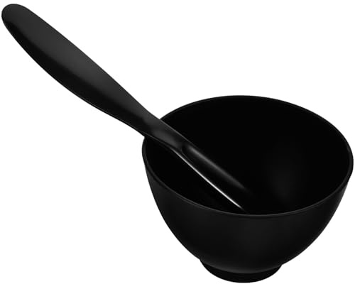 DRAFIDEEP 1ensemble Bol à Masque Facial Silicone avec Bâton de Mélange Résistant Facile à Nettoyer pour Soin Peau DIY et Usage Beauté à Domicile ou Salon