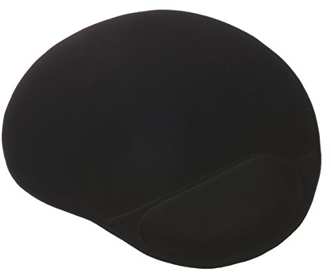 APM 570083 - Tapis de Souris Avec Repose Poignet Gel - Tapis Souris Ergonomique - Repose Poignet Clavier - Tapis de Souris Ergonomique Repose Poignet Gel - Antidérapant - Noir