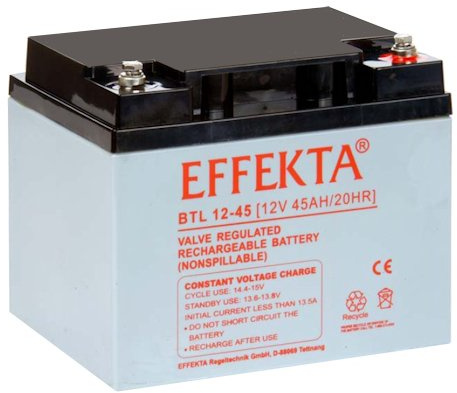 EFFEKTA BTL12-45 / 12V 45Ah AGM Blei Akku Batterie
