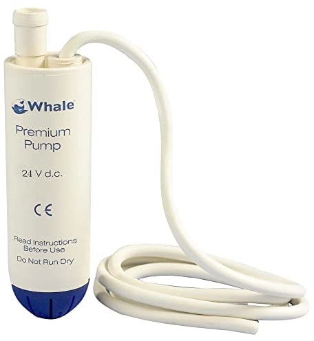 Whale Premium 24V Submersible Electric Pump - White, 13 Litres