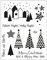 Viva Decor Clear-Stamps (Stille Nacht) Silikon Stempel - Prägung Stempel - DIY Dekoration stanzen - Stempel Silikon - DIY Stamp - Stempel Prägung - Designed in Germany