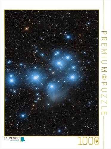 CALVENDO Puzzle Plejaden, M45 | 1000 Teile Lege-Größe 48 x 64 cm Foto-Puzzle für glückliche Stunden