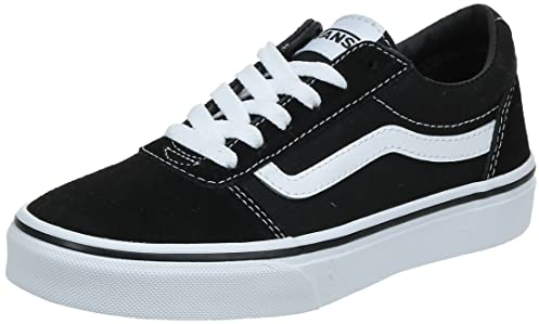 Vans Unisex Kinder Ward Sneaker Ward Trainers, (SUEDE/CANVAS) BLACK/WHITE, 34.5 EU