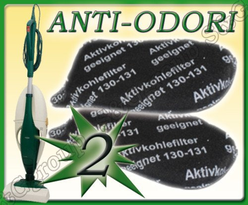 S&G group 2 FILTRI Anti Odore con Carboni Attivi Folletto 130 131 garantiti