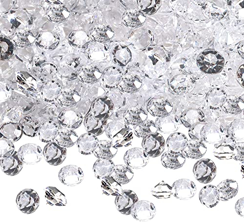 TOAOB 5000 Pieces Clear Table Scatter Crystals Acrylic Diamonds Rhinestones 4.5mm for Table Decorations Wedding Decoration Bridal Shower Decoration