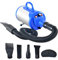 Shelandy Essiccatore a pressione per animali 3.2 HP, controllo temperatura e velocità d'aria, motore silenzioso, coperchi anti rumore, riduzione del suono, 4 punte staccabili, tubo lungo e flessibile