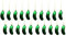 20 x Weihnachtsgurke Glas Gurke Anhänger Baumschmuck Christmas Pickle Weihnachten