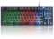LexonElec K16 Wired 87-Tasten-Gaming-Tastatur Regenbogen-LED-Licht mit Hintergrundbeleuchtung Wasserdicht Ergonomische USB-16-Tasten Anti-Ghosting-Gaming-Tastatur für Büro, Schreibkräfte und Spiele