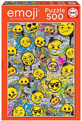 Educa 18485 Emoji Graffiti 500 Puzzleteile