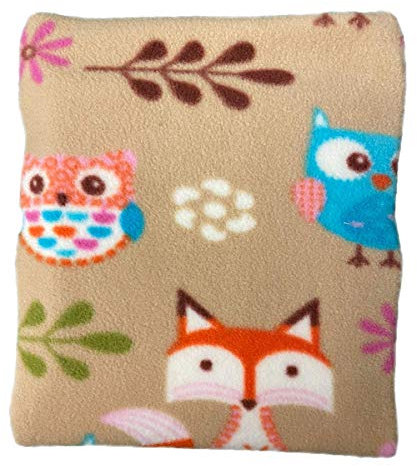 MicroHotties Woodland Animal Print Microwavable Heat Pad Colour May Vary