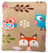 MicroHotties Woodland Animal Print Microwavable Heat Pad Colour May Vary