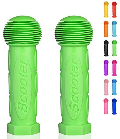 OTFAITP 1 Paire de poignées de Guidon de vélo pour 2–3–4 Roues pour Enfants, trottinettes de Drift, Trottinette, balançoire (Vert)