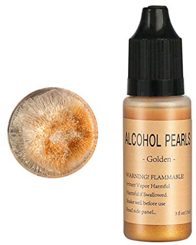 Metallic Alcohol Pigment,unknows Metallic Alcohol Pigment Resin Dye Alcohol-Based Ink Concentrated Paint Epoxy Resin Colorant Resin Casting Crafts15ml