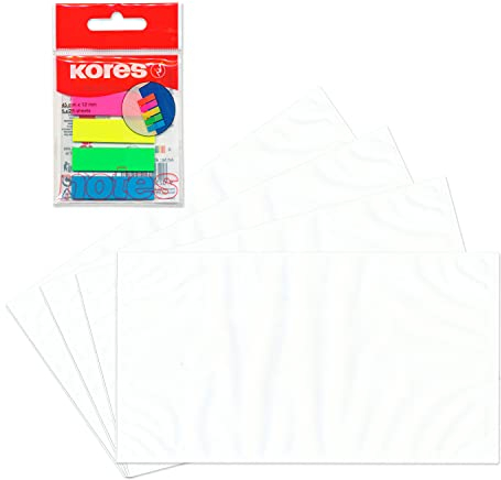 WPTrading - 1.000 x Lieferscheintaschen 228 x 120 mm DIN-LANG Transparent aus Papier inkl. 125 Page-Marker - Dokumenten-Taschen selbstklebend, blanko - Begleitpapiertaschen für Versanddokumente