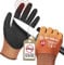 Schwer Schnittschutzhandschuhe LEVEL A9/F,erfüllt die höchsten US-amerikanischen und europäischen Normen für extremer Schnittschutz,PFAS-frei,langlebig,Rutschfest, haltbar, Touchscreen,orange, M