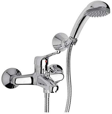 Paini BIOS Miscelatore Vasca Esterno con Doccetta Duplex Cromato