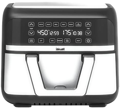 Bella Pro Series - Freidora de aire digital de 9 qt con cesta de doble flexión - Acero inoxidable
