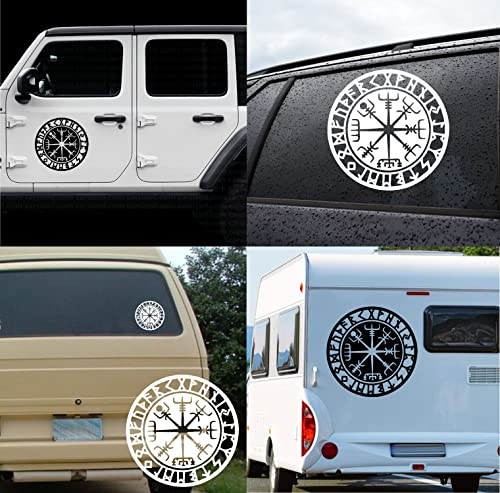 myrockshirt Kompass Aufkleber Wikinger Wikinger Wikinger Kompass nordisch Camper Wohnwagen Truck Wohnmobil Himmelsrichtung Outdoor Van Womi