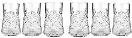 Neman GL6103 Crystal Getränkegläser, 200 ml, 6-teiliges Set