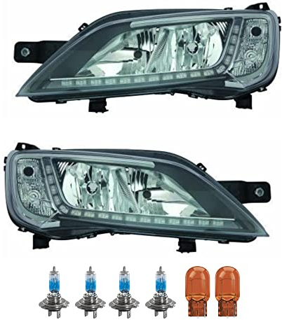 EISENFELS Set 106565860 erstellt mit Scheinwerfer links und rechts + COOL BLUE INTENSE H7 Leuchtmittel passend für Ducato Kasten 250_