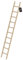 PROREGAL Sprossen-Anlegeleiter Holz ohne Traverse | 10 Sprossen | Leiter, Teleskopleiter, Trittleiter, Bockleiter, Sprossen-Doppelleiter