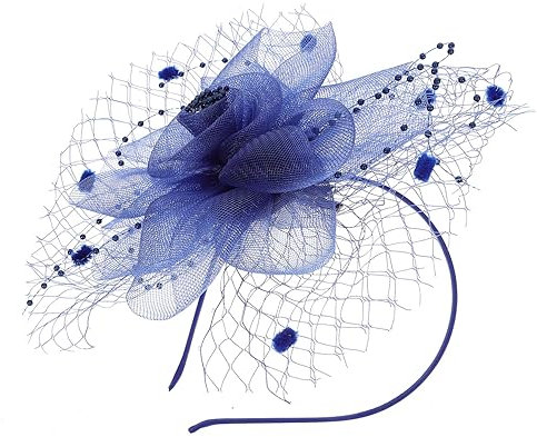 Netzkopfschmuck Damen Stirnband Fascinator Kopfbedeckung Für Hochzeit Party Accessoire